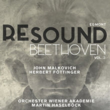 Wiener Akademie Orchester / Martin Haselbock / John Malkovich: Beethoven: Egmont - Resound - CD