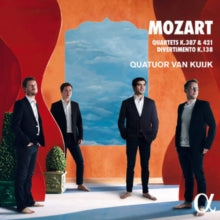 Quatuor Van Kuijk: W.A. Mozart: Quartets K.387 & 421 . Divertimento K.138 - CD