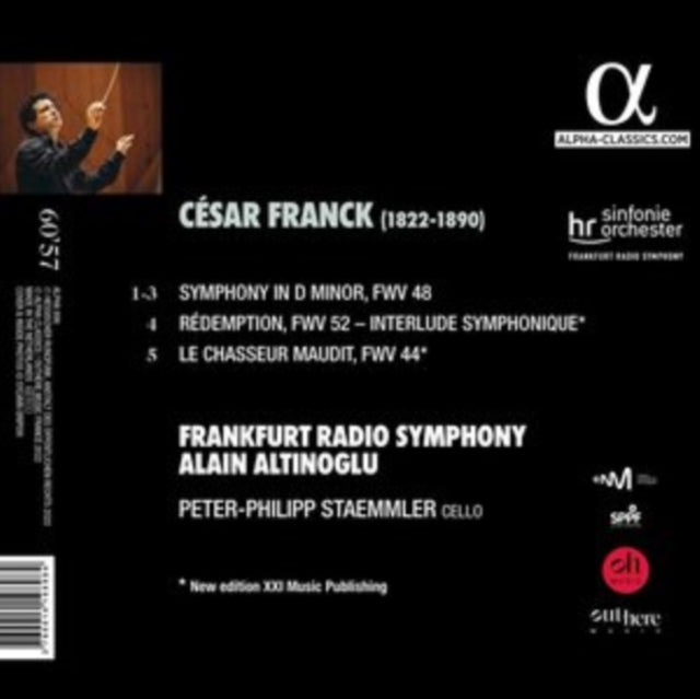 Alain Altinoglu / Frankfurt Radio Symphony: Franck: Symphony In D Minor - Redemption - Le Chasseur Maudit - CD