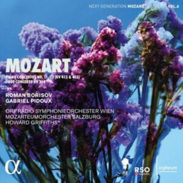 Roman Borisov / Gabriel Pidoux / Orf Radio-symphonieorchester Wien / Mozarteumorchester Salzburg / H: Mozart Piano Concertos No. 11 / 13 (Kv413 & 415) & Oboe Concerto Kv 314 - CD