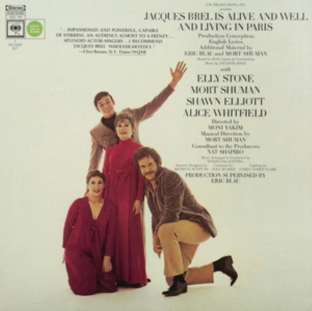 Jacques Brel: Jacques Brel Is Alive And Well And Living In Paris - Vinyl