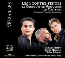 Samuel Marino / Filippo Mineccia / Valer Sabadus / Orchestre De Lopera Royal / Stefan Plewniak: Les 3 Contre-Tenors: Le Concours De Virtuosite Des Castrats - CD