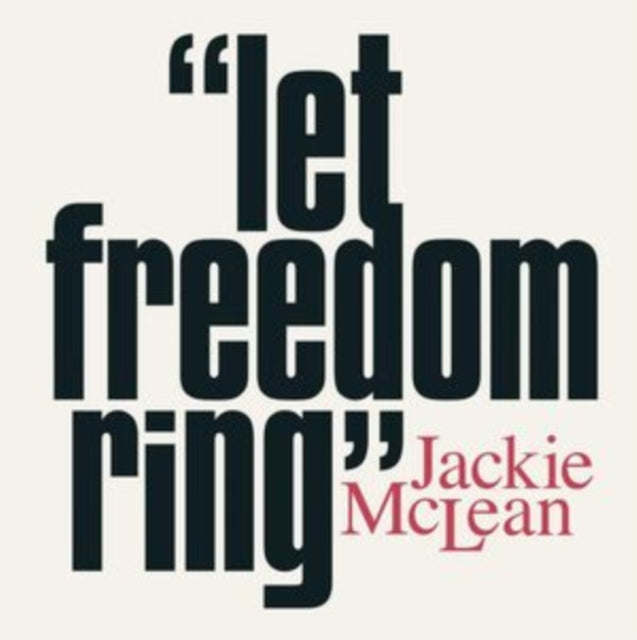 Jackie McLean: Let Freedom Ring (Clear Vinyl) - Vinyl