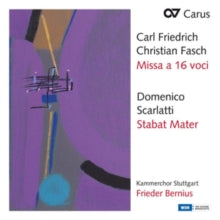 Kammerchor Stuttgar / Frieder Bernius: Fasch: Missa A 16 Voci / Scarlatti: Stabat Mater - CD
