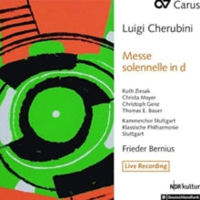 Ruth Ziesak / Christa Mayer / Christoph Genz / Frieder Bernius: Luigi Cherubini: Messe Solenelle No 2 In D - CD