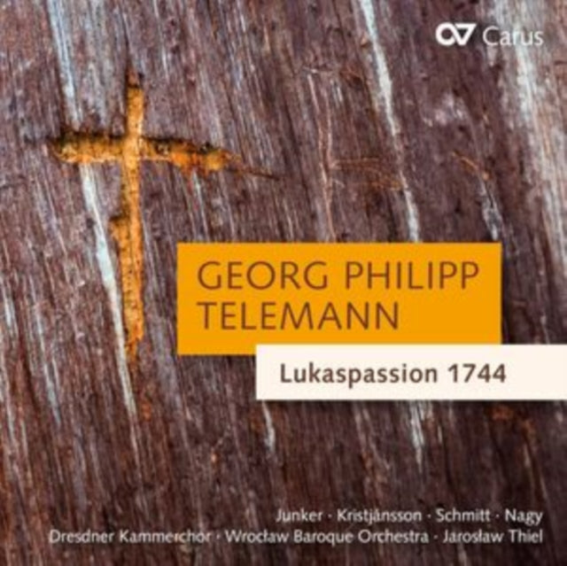 Soloists / Dresden Chamber Choir / Wroclaw Baroque Orchestra: Telemann: St Luke Passion 1744 - CD
