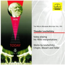 Theodor Leschetizky: Leschetizkychopinmozarthellertoday - CD