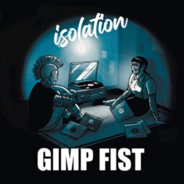 Gimp Fist: Isolation (Transparent Blue/White Splashes Vinyl) - Vinyl