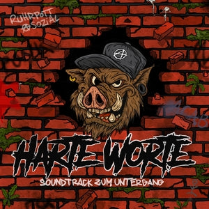 Harte Worte: Soundtrack Zum Untergang (Clear Red/Multicolor Splatter Vinyl) - Vinyl