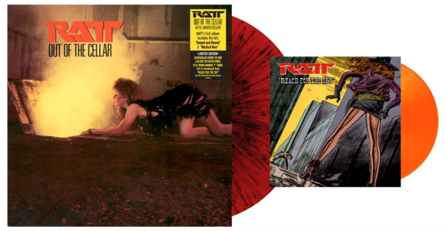 Ratt: Out Of The Cellar (40th Anniversary Edition) (Red/Black/Neon Orange Vinyl) - Vinyl