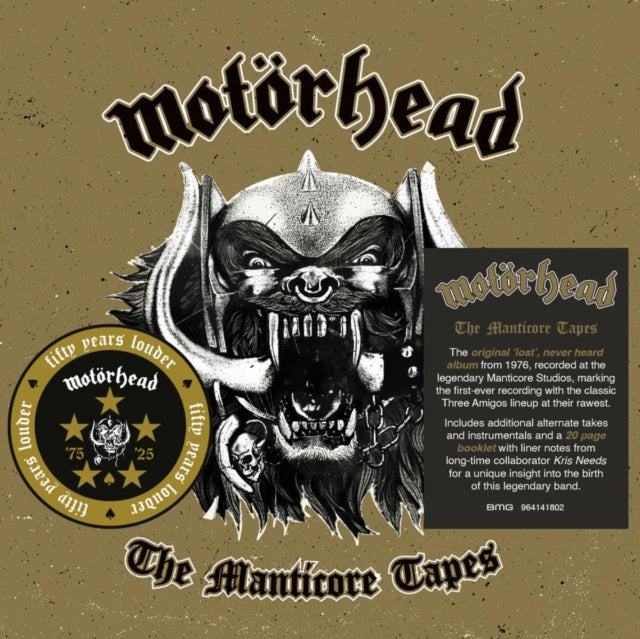 Motörhead: The Manticore Tapes - CD