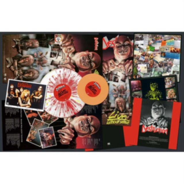 Destruction: Live Without Sense (Fire Splatter Vinyl) - Vinyl