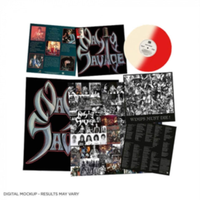 Nasty Savage: Nasty Savage (Bone/Red Bi-Colour Vinyl) - Vinyl