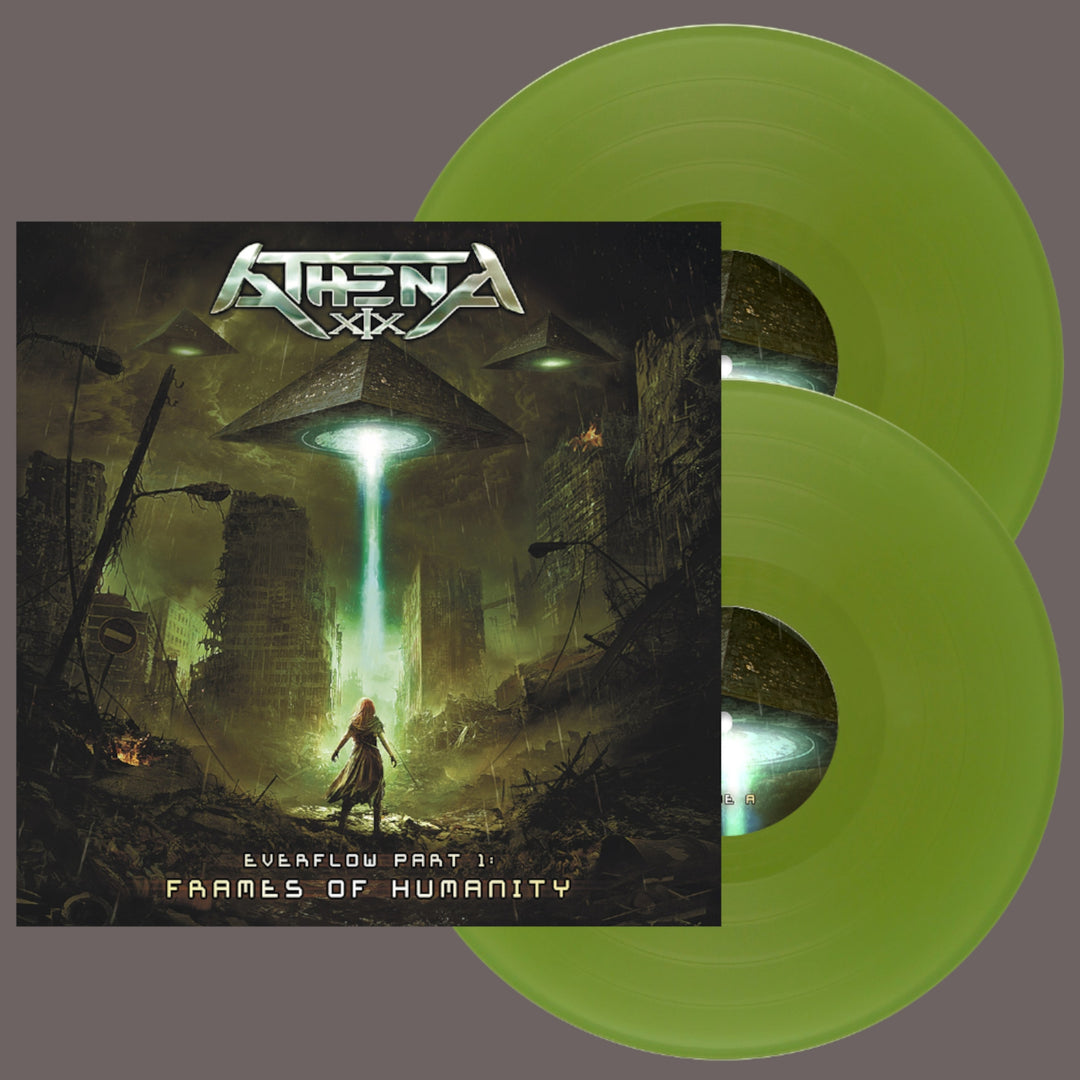 Athena XIX: Everflow Part 1: Frames Of Humanity (Synchro Green Vinyl) - Vinyl