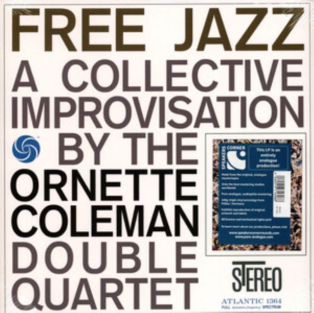 Ornette Coleman Double Quartet: Free Jazz - Vinyl