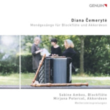 Ambos / Petercol: Diana Cemeryte: Mondgesange Fur Blockflote Und Akkordeon - CD