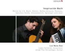 Lux Nova Duo: Inspiracion Bach: Works By J. S. Bach. Koster. Nunez Allauca. Rameau. Sanchez-Verdu. Shostakovich. Sprenger And Uzor - CD