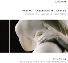 Trio Klavis: Brahms - Shostakovich - Krenek / For Violin. Alto Saxophone And Piano - CD