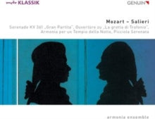 Armonia Ensemble: Mozart - Salieri: Serenade Kv 361 Gran Partita. Ouverture Zu La Grotta Di Trofonio!. Armonia Per Un Tempio Della Notte - CD