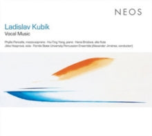 Phyllis Pancella / Hui-ting Yang / Jitka Hosprova / Hana Brozova & Florida State University Percussi: Ladislav Kubik: Vocal Music - CD