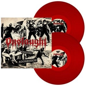 Onslaught: Origins Of Aggression (Sanity Red/Black Marbled Vinyl) (+Autograph Card) (Phd Exclusive) - Vinyl