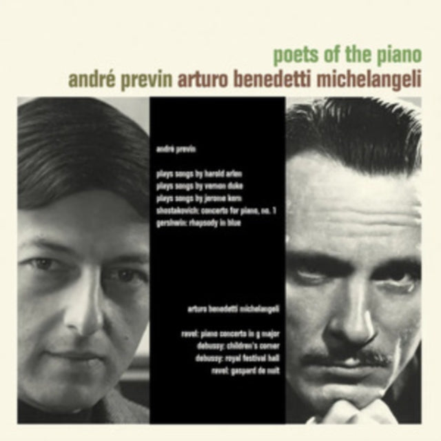 Andre Previn / Arturo Bendetti Michelangeli: Poets Of The Piano - CD