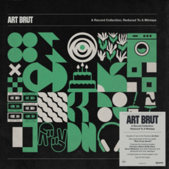 Art Brut: A Record Collection. Reduced To A Mixtape (Green Vinyl) - Vinyl