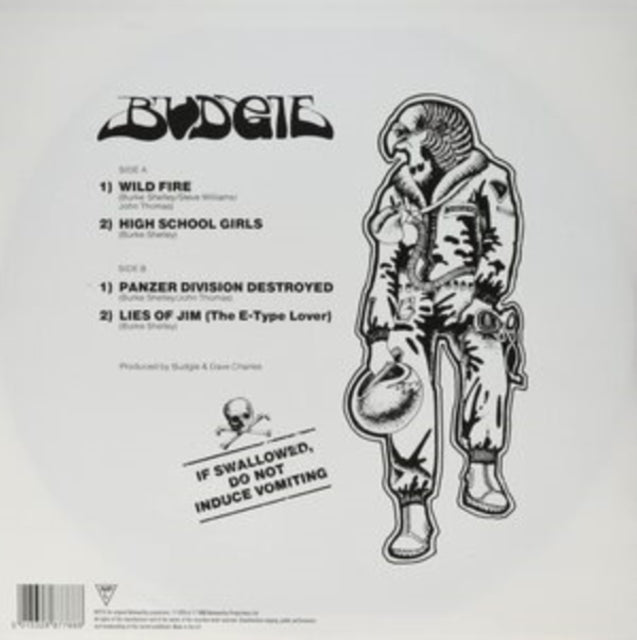 Budgie: If Swallowed Do Not Induce Vomiting - Vinyl