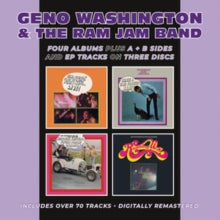 Geno Washington and The Ram Jam Band: Hand Clappin Foot Stompin Funky-Butt... Live! / Shake A Tail Feather / Hipsters. Flipsters. Finger-Poppin Daddies! / Running Wild Plus A & B Sides And E.P. Tracks - CD