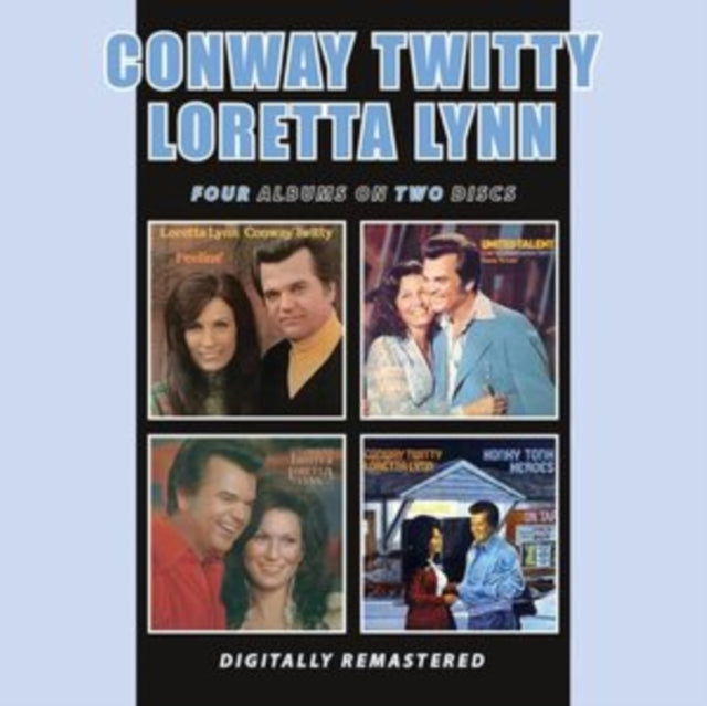 Conway Twitty & Loretta Lynn: Feelins / United Talent / Dynamic Duo / Honky Tonk Heroes - CD