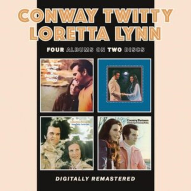 Conway Twitty & Loretta Lynn: We Only Make Believe / Lead Me On / Louisiana Woman-Mississippi Man / Country Partners - CD