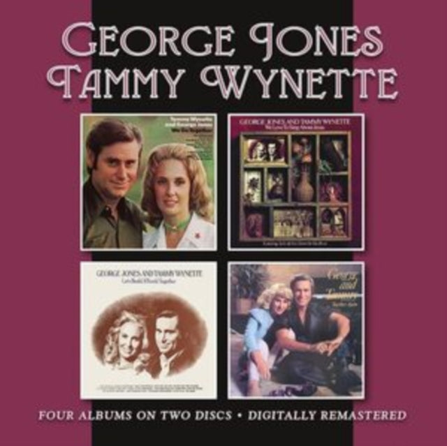 George Jones & Tammy Wynette: We Go Together / We Love To Sing About Jesus / Lets Build A World Together / Together Again - CD