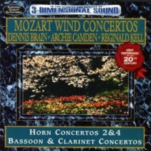 Mozart: Wind Concertos: Dennis Brain. Archie Camden. Reginald Kell - CD