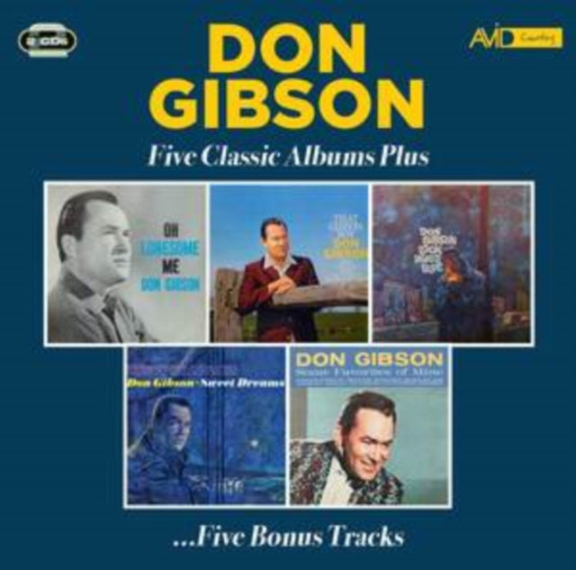 Don Gibson: Five Classic Albums Plus (Oh Lonesome Me / That Gibson Boy / Look Whos Blue / Sweet Dreams / Some Favorites Of Mine) - CD
