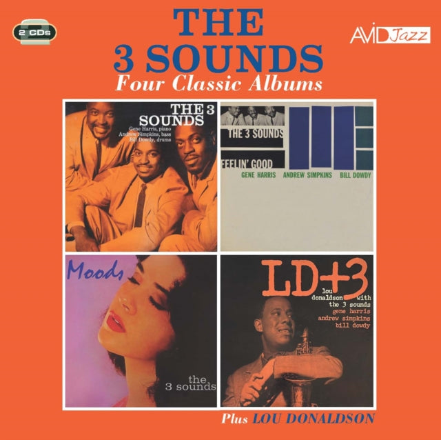 The 3 Sounds plus Lou Donaldson: Four Classic Albums (The 3 Sounds / Feelin Good / Moods / Ld+3) - CD
