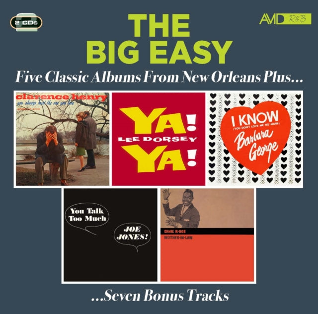 Various Artists: The Big Easy - Five Classic Albums From New Orleans Plus - CD