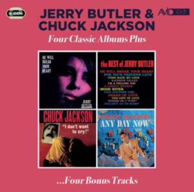 Jerry Butler & Chuck Jackson: Four Classic Albums Plus - CD