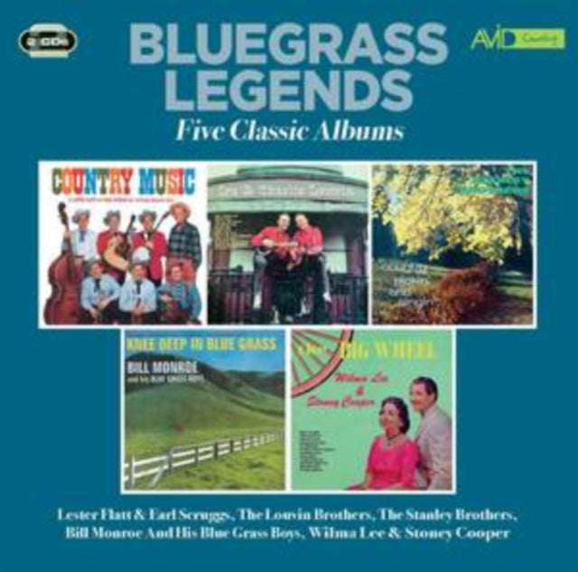 Various Artists: Bluegrass Legends - Five Classic Albums - CD