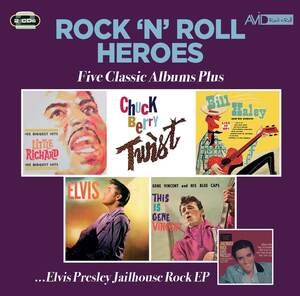 Little Richard/Chuck Berry/Bill Haley & His Comets/Elvis Presley/Gene Vincent & His Blue Caps: Rock N Roll Heroes - Five Classic Albums Plus - CD