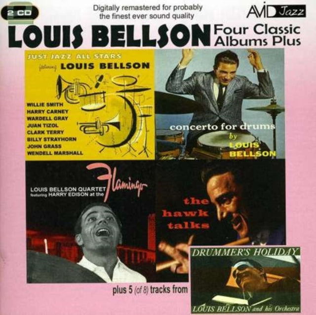 Louis Bellson (louie Bellson): Four Classic Albums Plus (Just Jazz All Stars / Concerto For Drums / At The Flamingo / The Hawk Talks) - CD