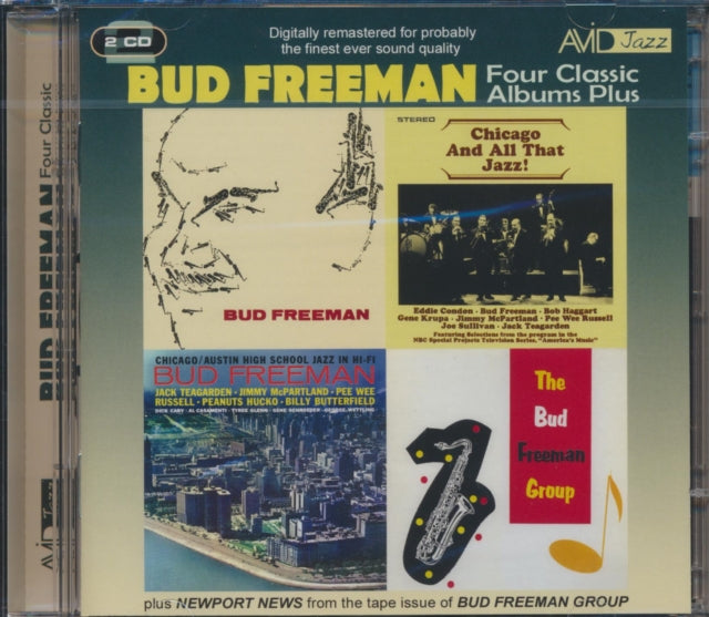 Bud Freeman: Four Classic Albums Plus (Bud Freeman / Chicago And All That Jazz / Chicago- Austin High School Jazz In Hi-Fi / The Bud Freeman Group) - CD