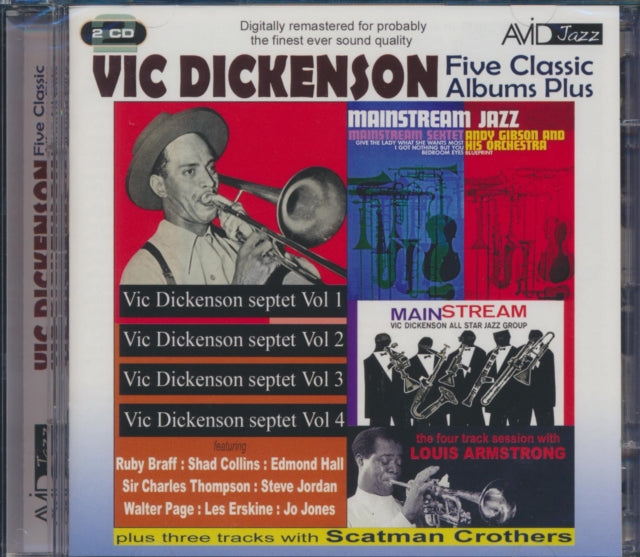 Vic Dickenson: Five Classic Albums Plus (Vic Dickenson Septet #1 / #2 / #3 / #4 / Mainstream Jazz) - CD