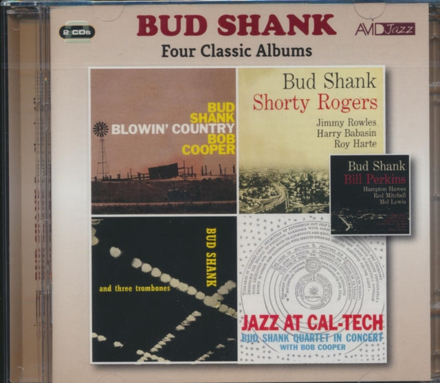 Bud Shank: Four Classic Albums (Blowin Country / Bud Shank With Shorty Rogers & Bill Perkins / Bud Shank And Three Trombones / Jazz At Cal-Tech) - CD