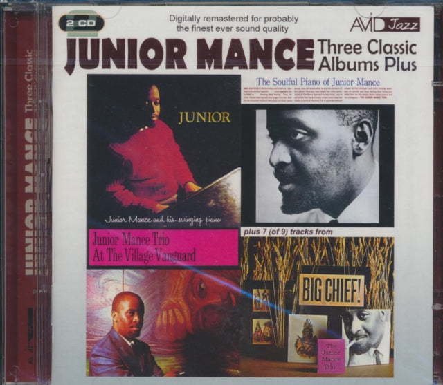 Junior Mance: Three Classic Albums Plus (Junior / The Soulful Piano Of Junior Mance / At The Village Vanguard) - CD