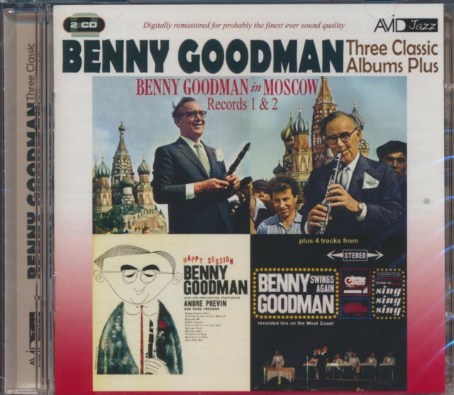 Benny Goodman: Three Classic Albums Plus (Benny Goodman In Moscow Record One / Benny Goodman In Moscow Record Two / Happy Session) - CD
