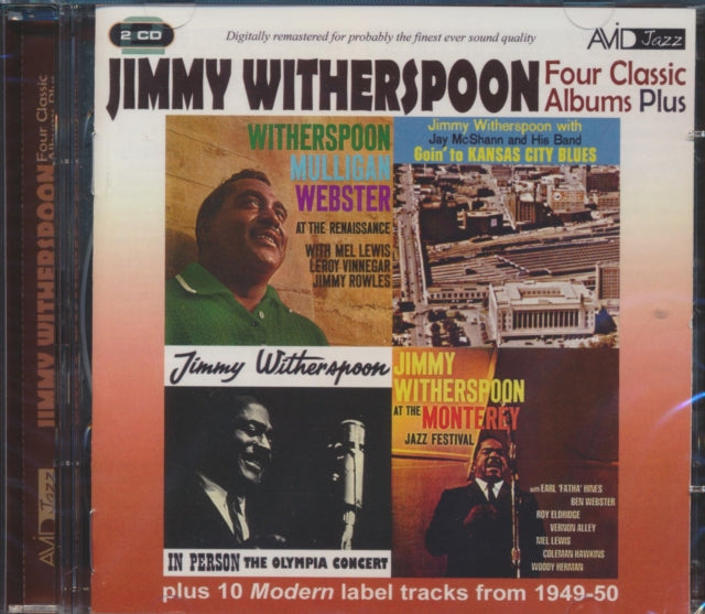 Jimmy Witherspoon: Four Classic Albums Plus (Goin To Kansas City Blues / Witherspoon Mulligan Webster At The Renaissance / Jimmy Witherspoon At Monterey / In Person (Olympia Concert) - CD