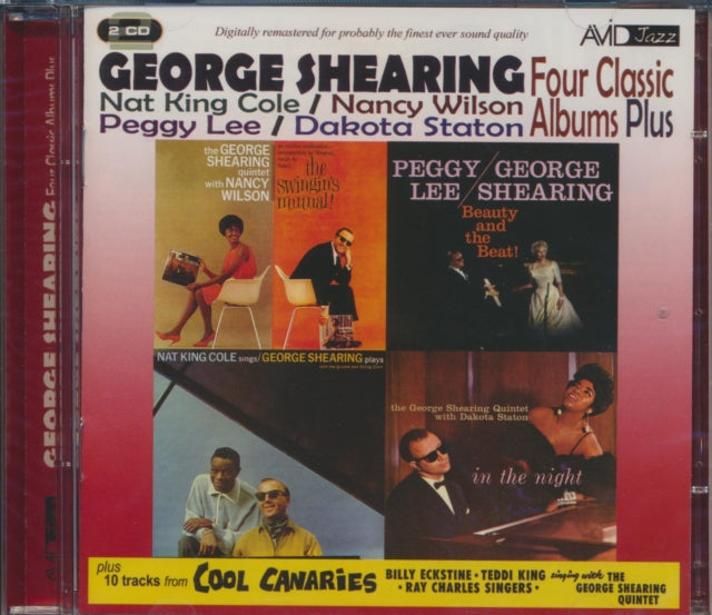 George Shearing: Four Classic Albums Plus (The Swingins Mutual! / In The Night / Beauty And The Beat / Nat King Cole Sings - George Shearing Plays) - CD