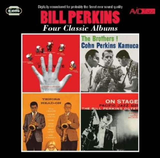 Bill Perkins: Four Classic Albums (The Five / The Brothers! / Tenors Head-On / On Stage) - CD