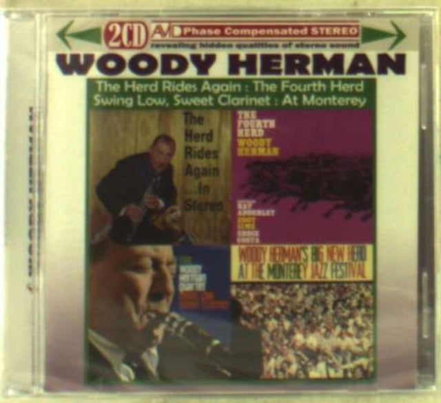 Woody Herman: Four Classic Albums (The Herd Rides Again In Stereo / The Fourth Herd / Swing Low. Sweet Clarinet / At The Monterey Jazz Festival) - CD