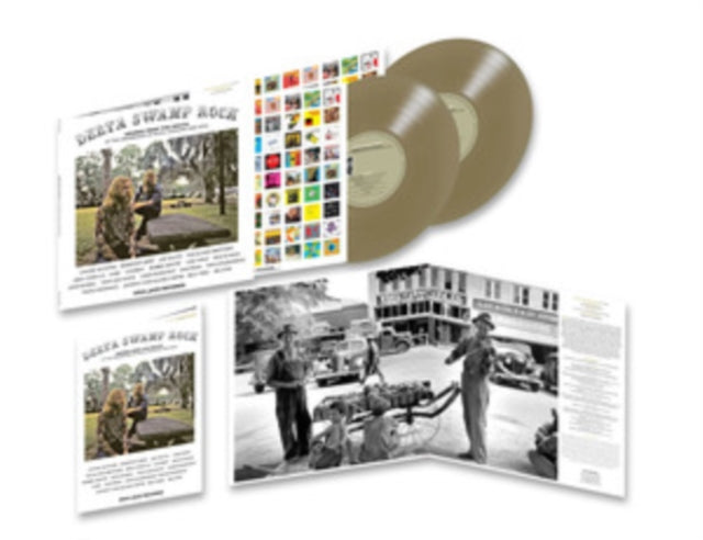 Various Artists: Delta Swamp Rock - Sounds From The South: At The Crossroads Of Rock. Country And Soul (2023 Gold Vinyl Edition) - Vinyl